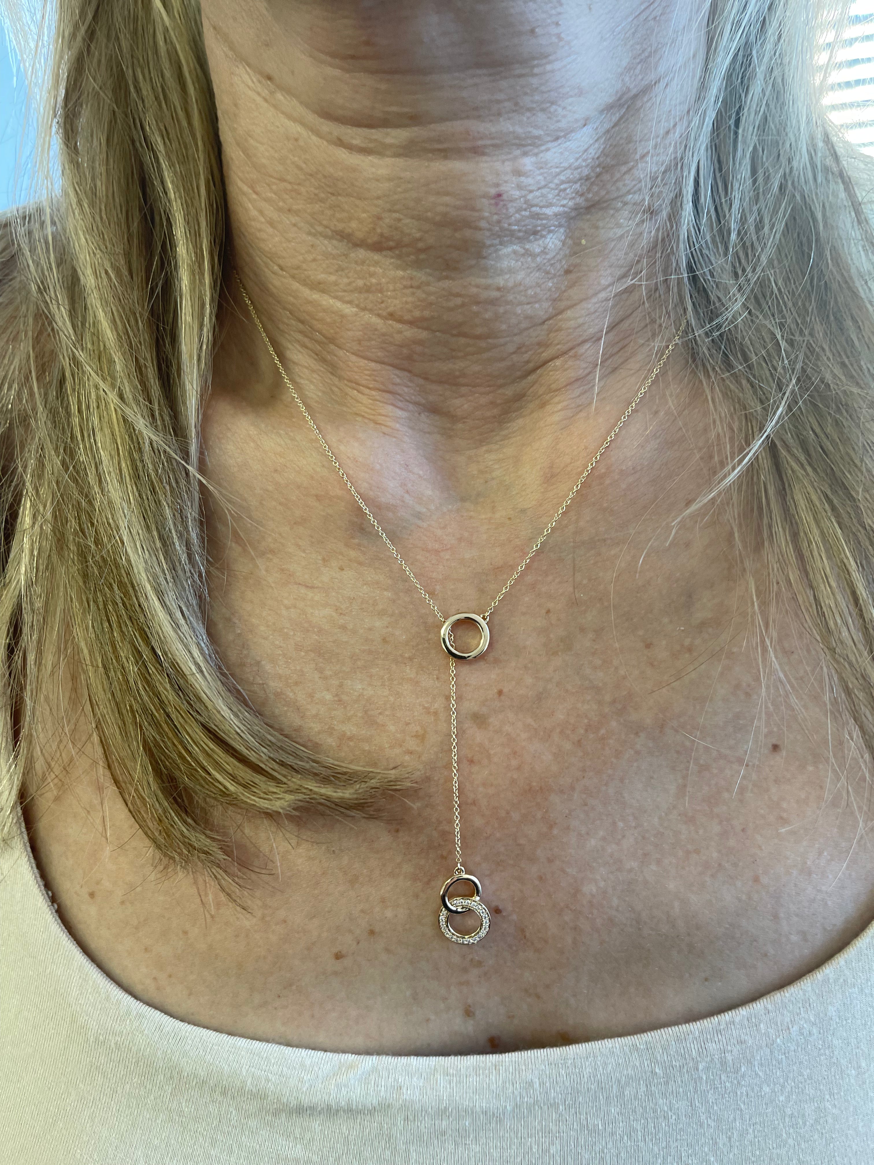 Diamond Lariat Necklace