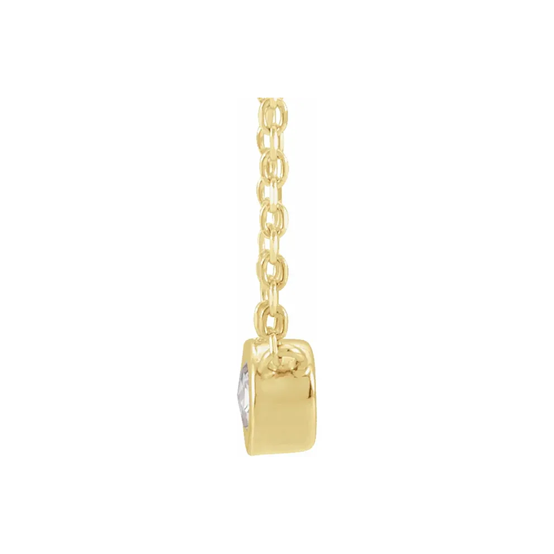 Colgante de bisel de talla rosa