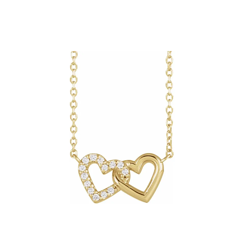 Two Hearts That Beat as One Necklace