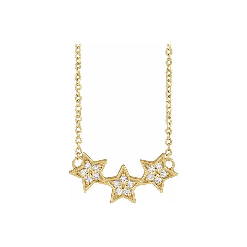Twinkle Diamond Star Pendant