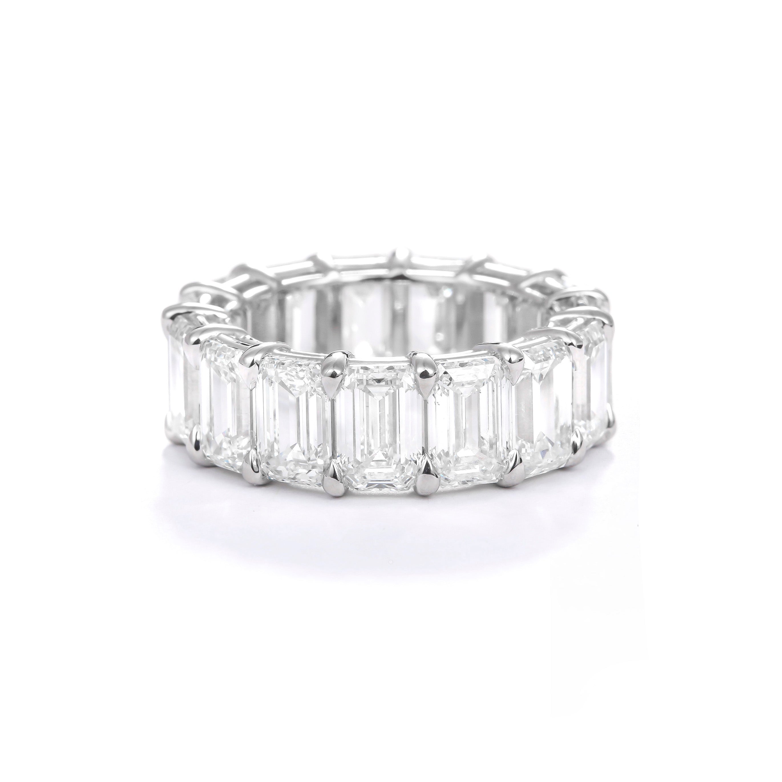 9.95 ct tw Lab-Grown Diamond Eternity Band