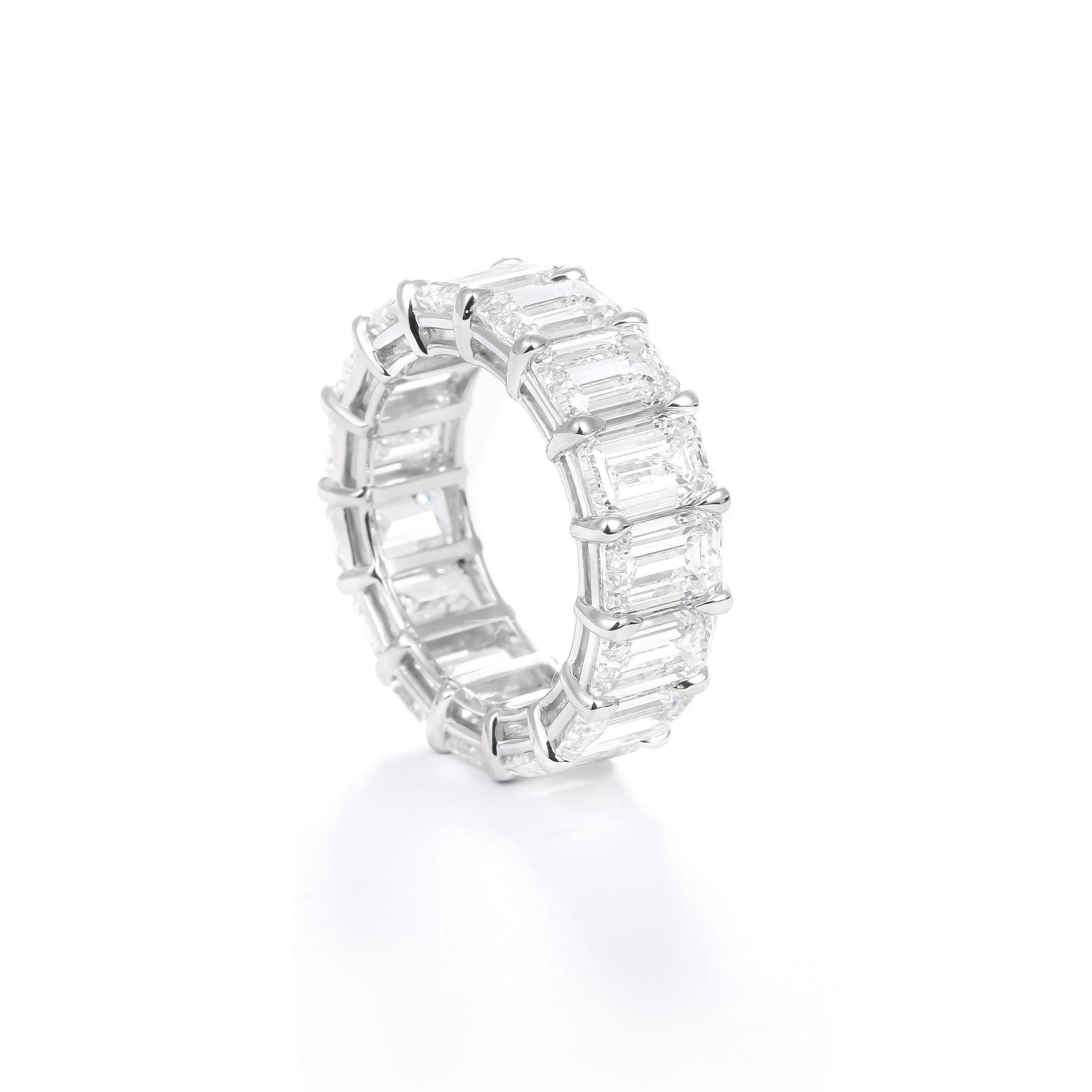 9.95 ct tw Lab-Grown Diamond Eternity Band