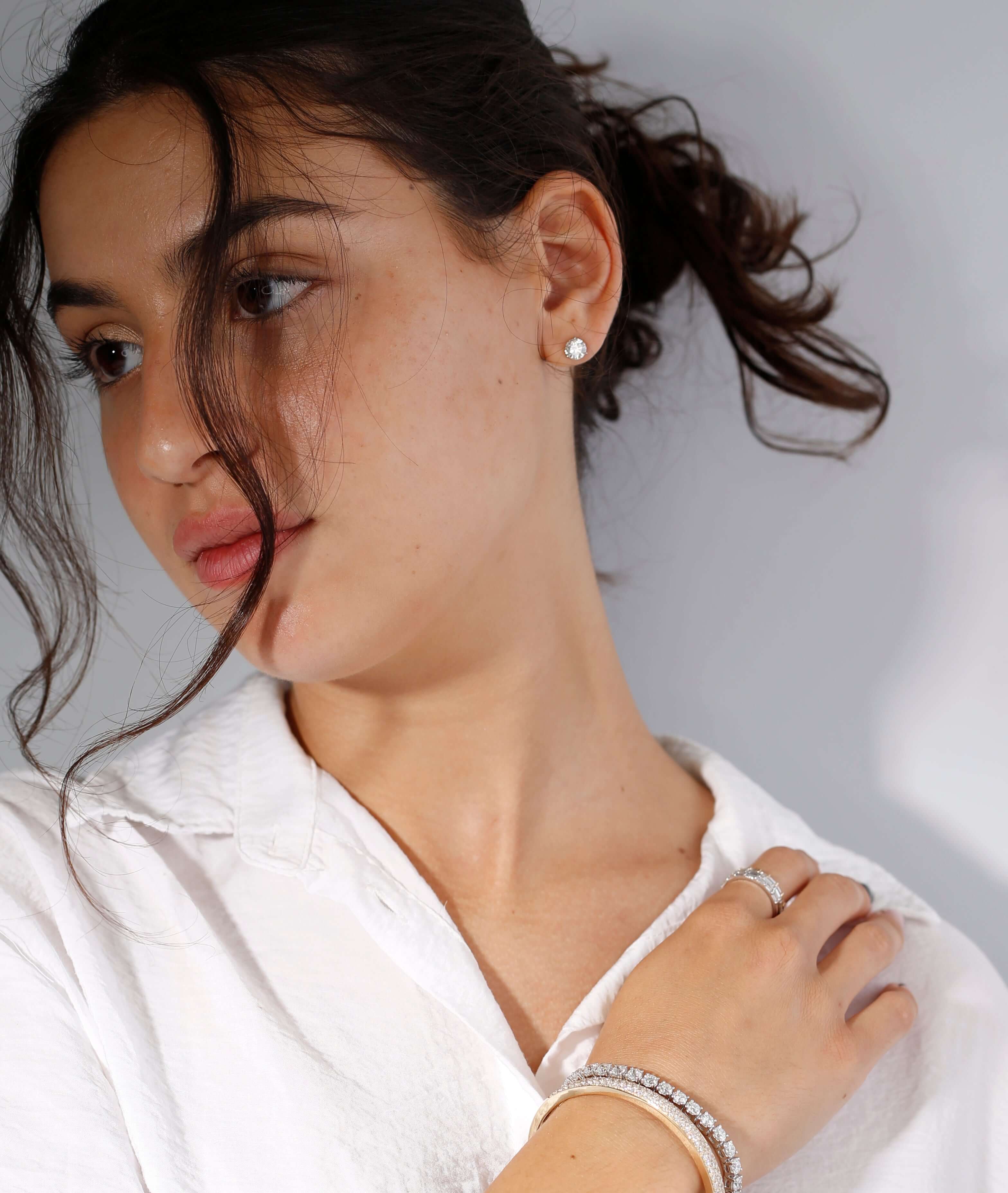 "Fun in the Sun" Diamond Stud Earrings