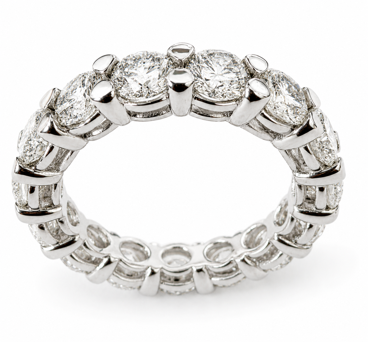 4.37 ct tw Lab-Grown Diamond Eternity Band