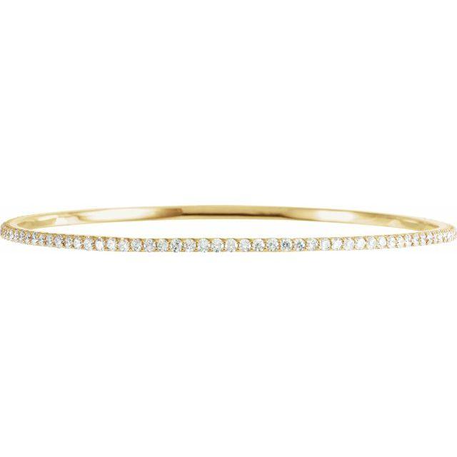 Happy to be Stacked 3.00 CTW Natural Diamond Bangle