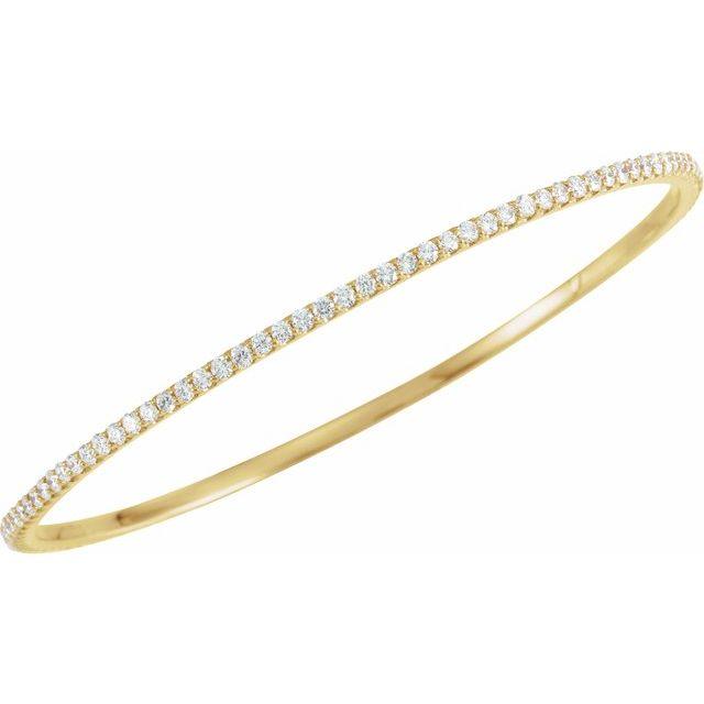 Happy to be Stacked 3.00 CTW Natural Diamond Bangle