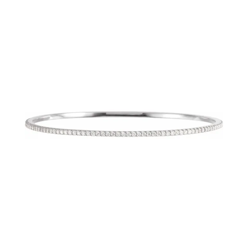 Happy to be Stacked 3.00 CTW Natural Diamond Bangle