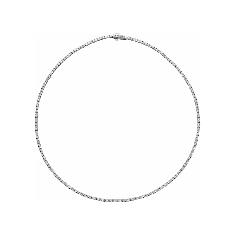 Lab-Grown Diamond Tennis Necklace