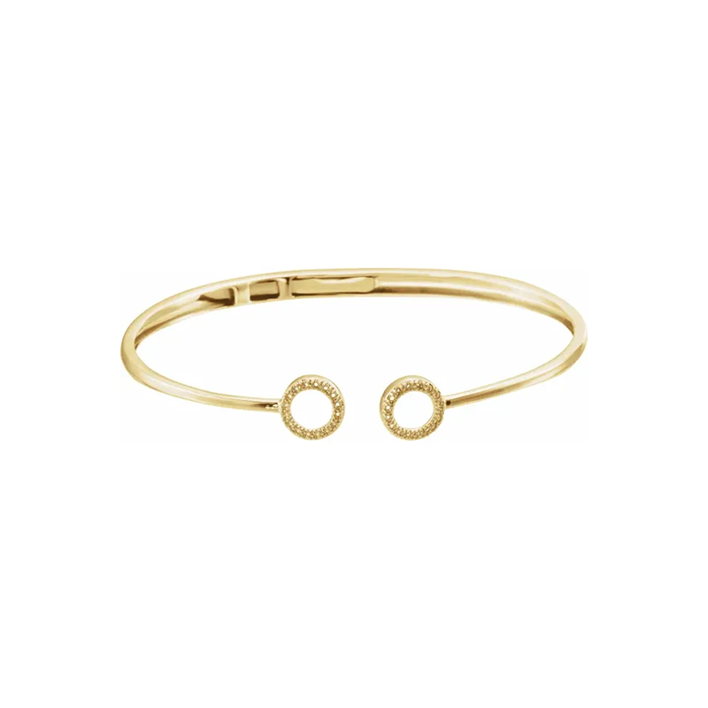 Almost Kissing Gold and Diamond Cuff