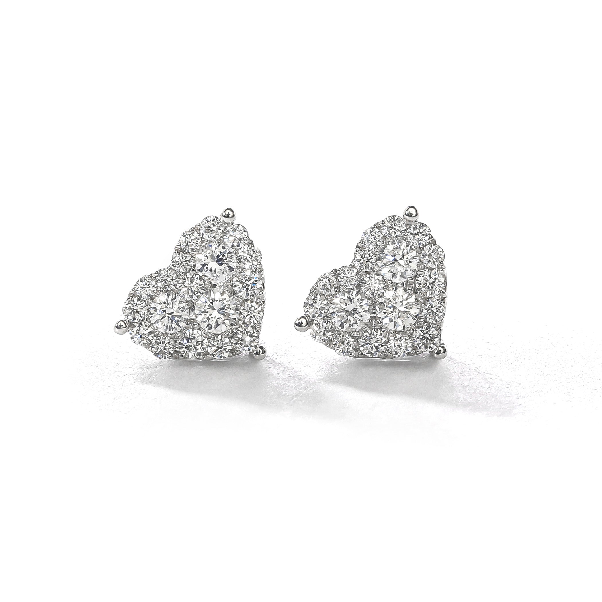 First-Love Heart-Shaped Studs