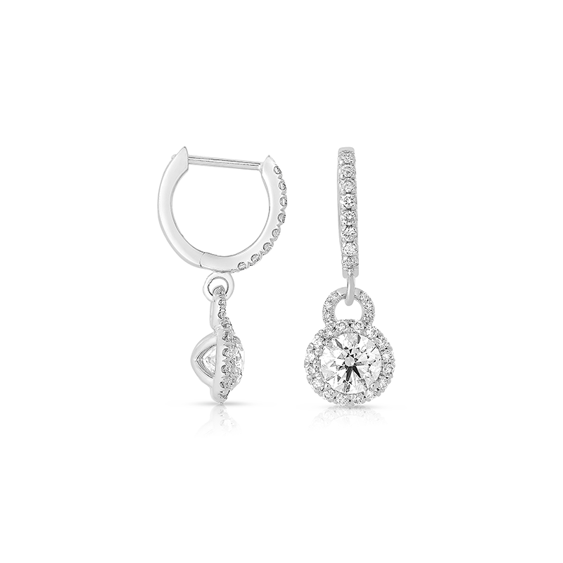Holly's Hanging Halo Earrings