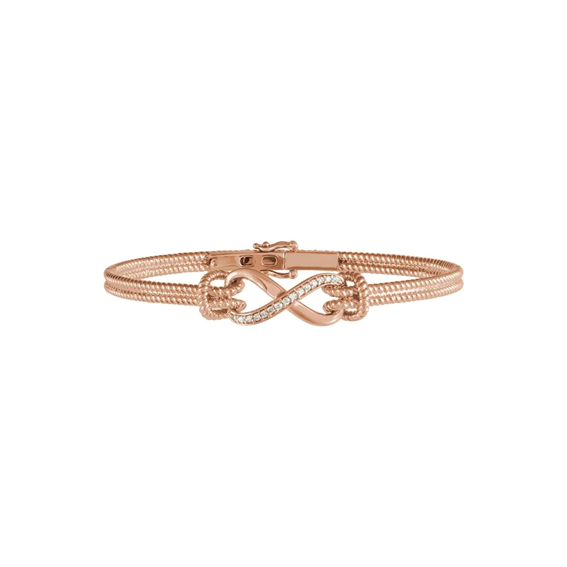 Infinity and Beyond Natural Diamond Bangle