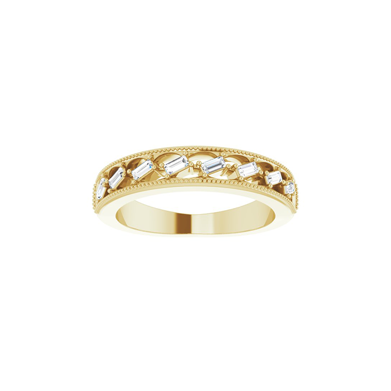 The Rialto Diamond Baguette Band
