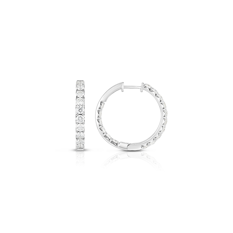 Sara's Small Diameter Inside-Out Hoop Earrings