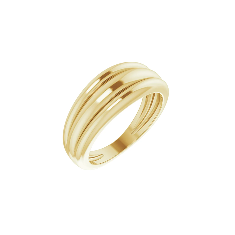 Stylish Triple Dome Ring