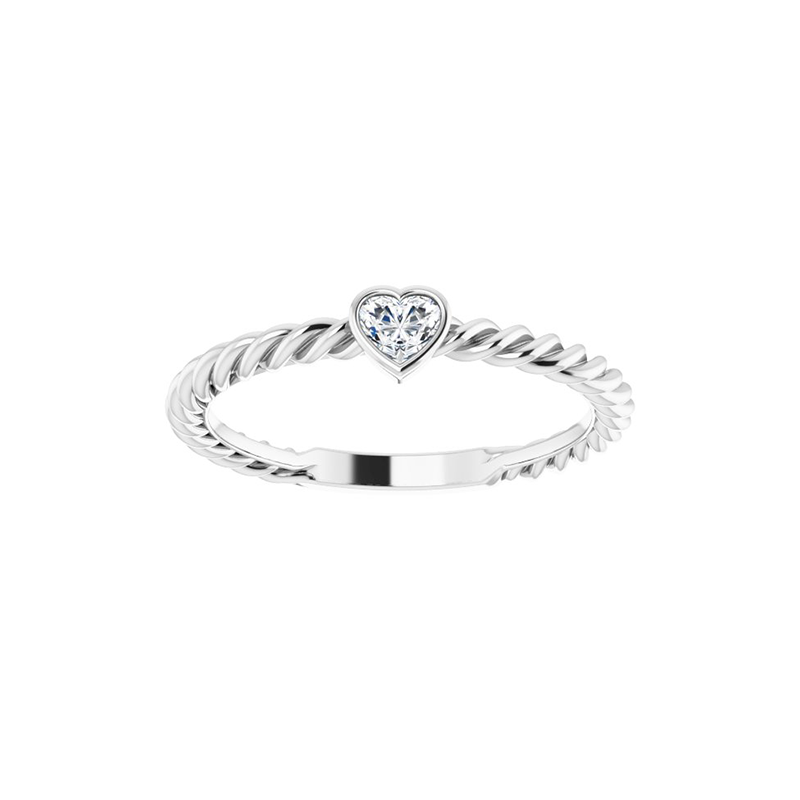 Twisted Heart Ring