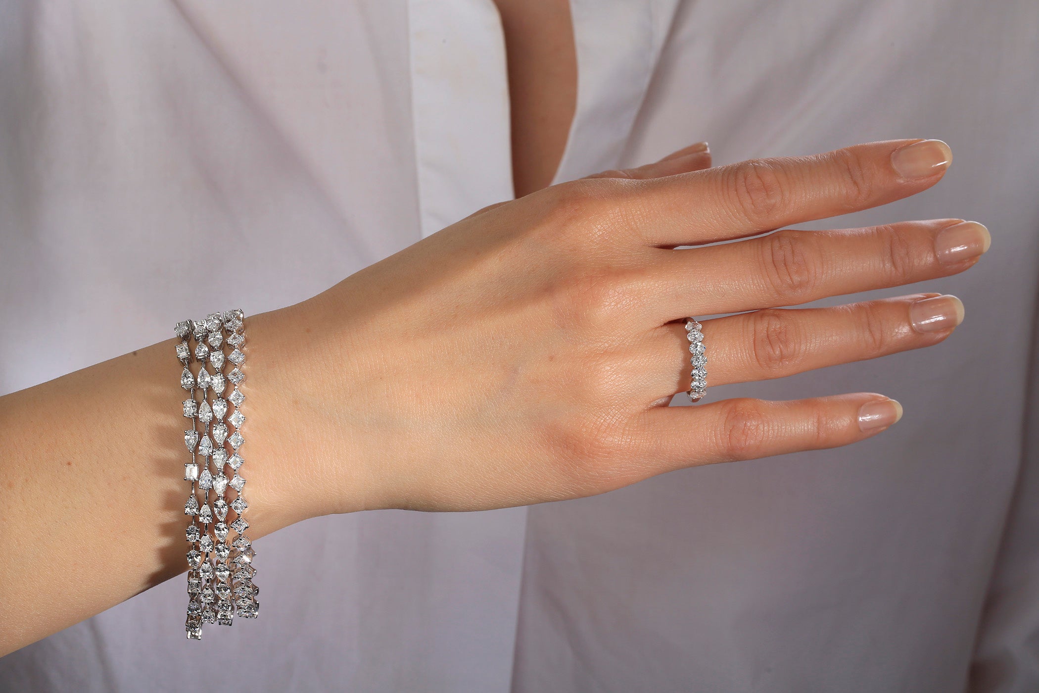 Must Have Multi-Shape Diamond Tennis Bracelet