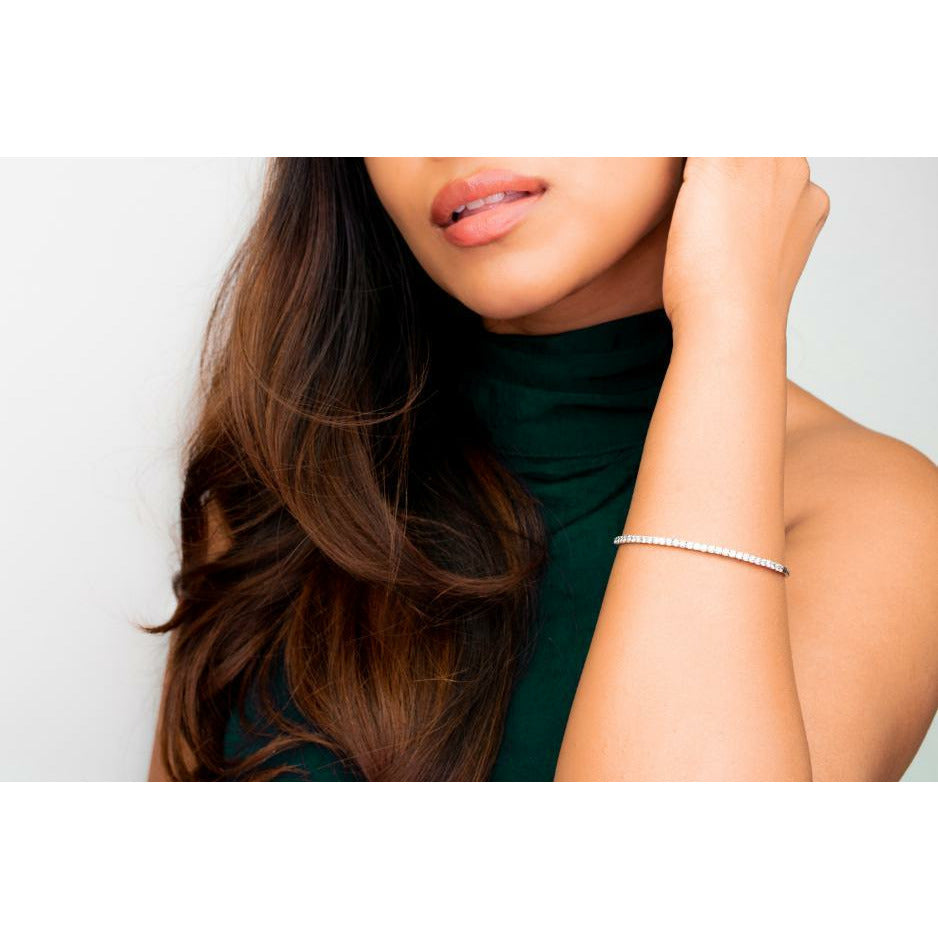 Diamond Bangle Bracelet 1.52 - Lumije New York