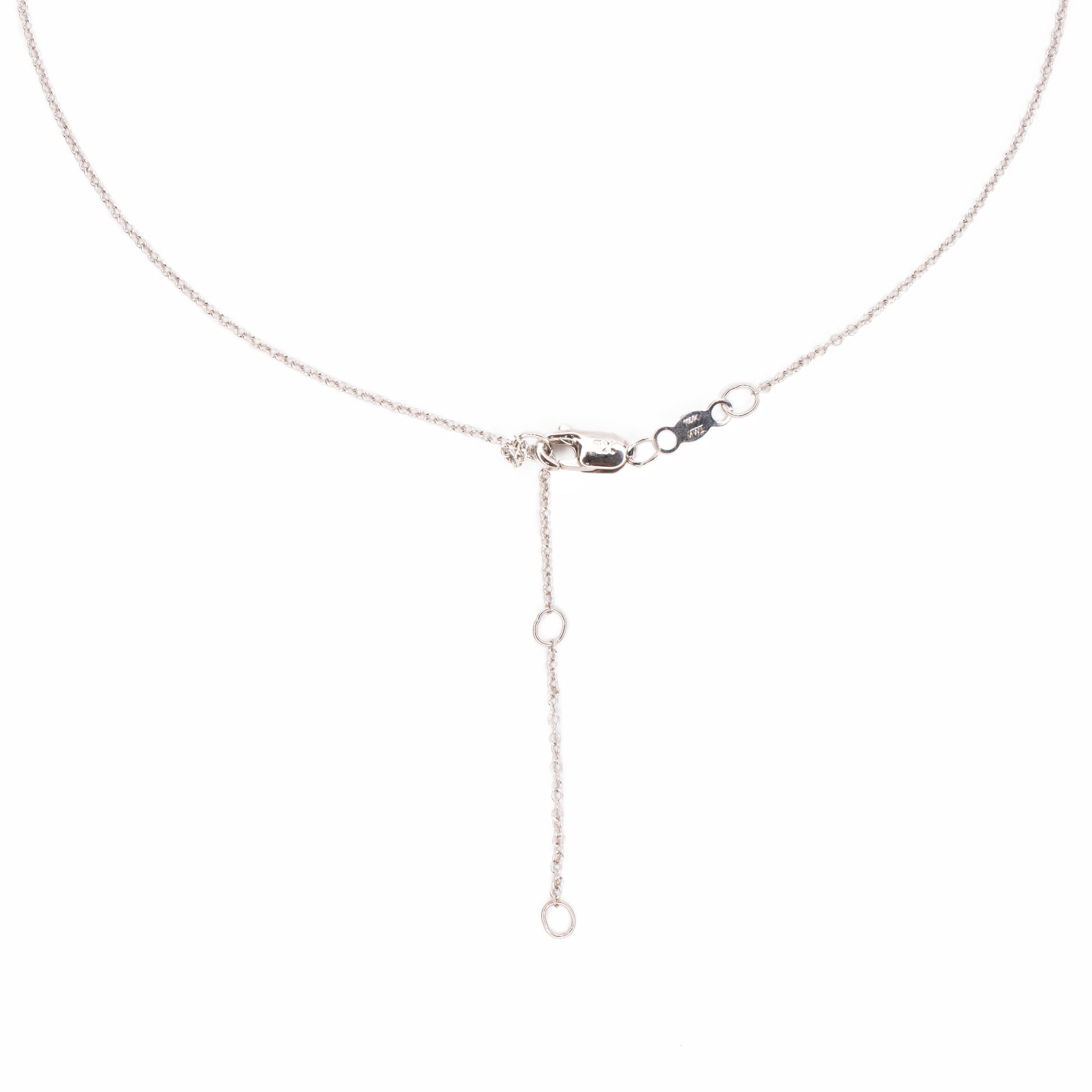 Jewelry at Work 0.17 TCW Diamond Bar Necklace