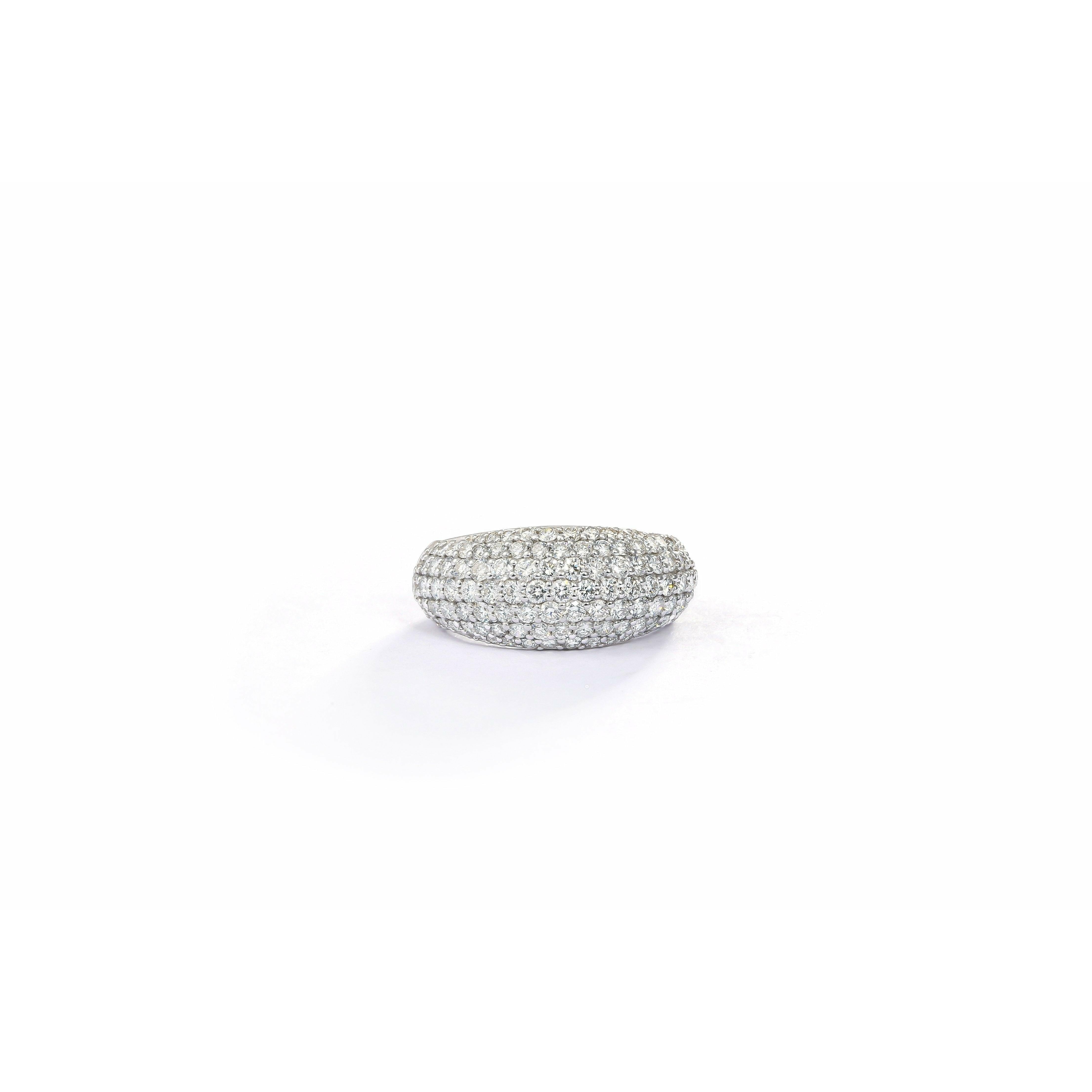 Diamond Domed Ring - Lumije New York