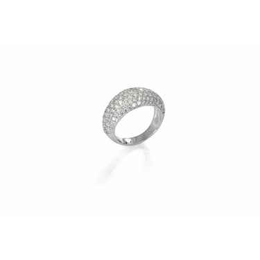 Diamond Domed Ring - 2 ct diamond ring