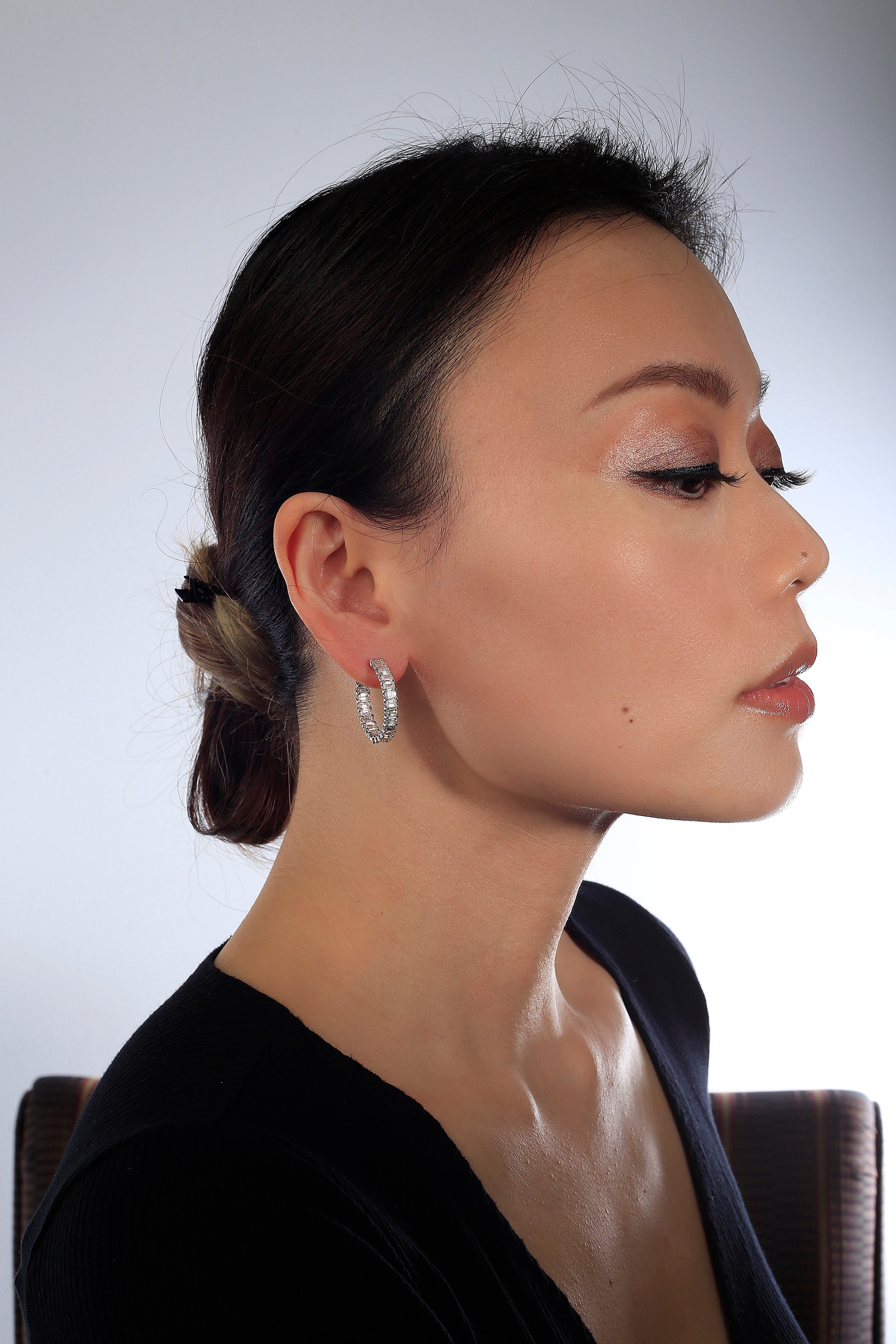 Definitely! 6.14 CTW Emerald-Cut Earrings