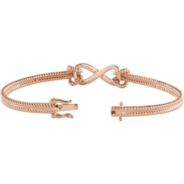 Infinity and Beyond Natural Diamond Bangle