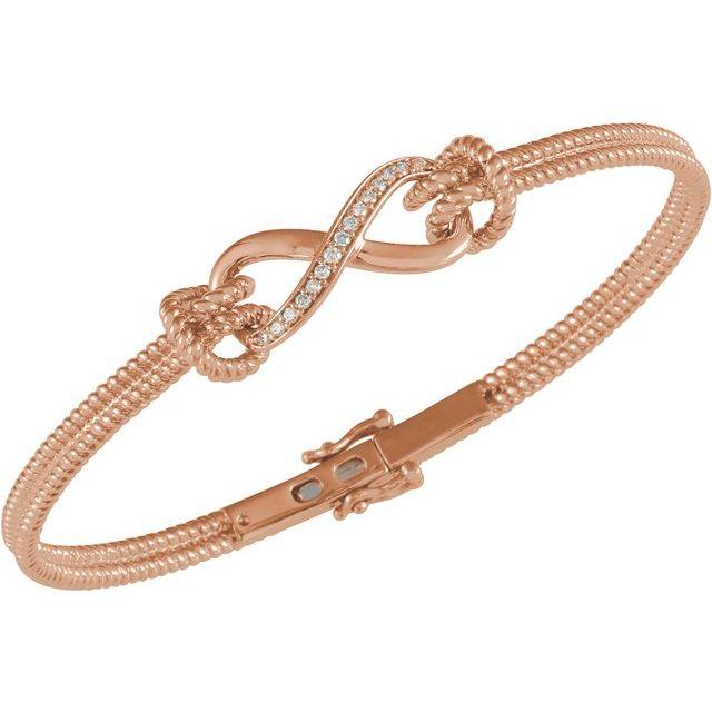 Infinity and Beyond Natural Diamond Bangle