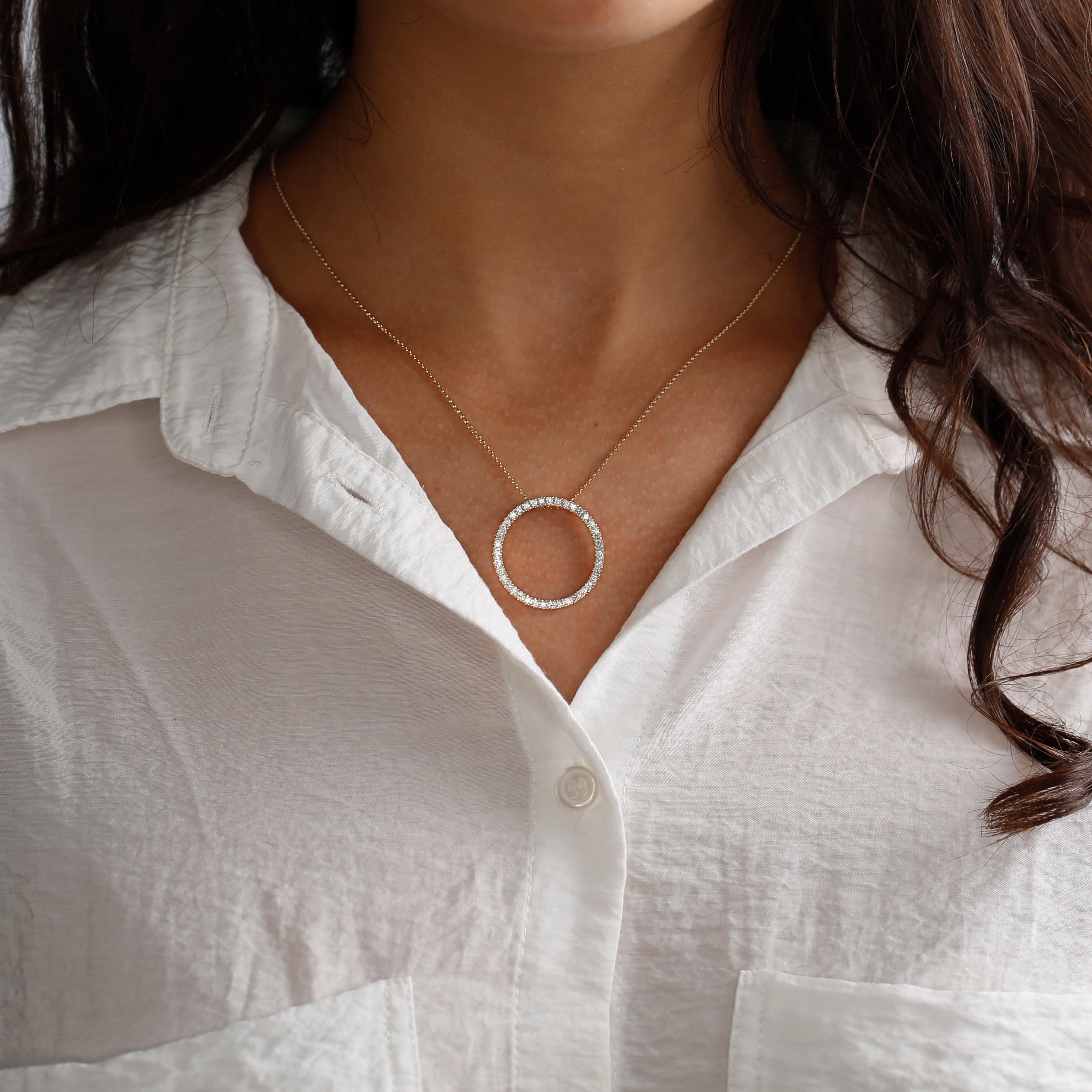 What Comes Around Diamond Necklace