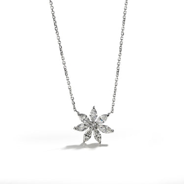 Uniquely You Marquise-Shape Snowflake Necklace