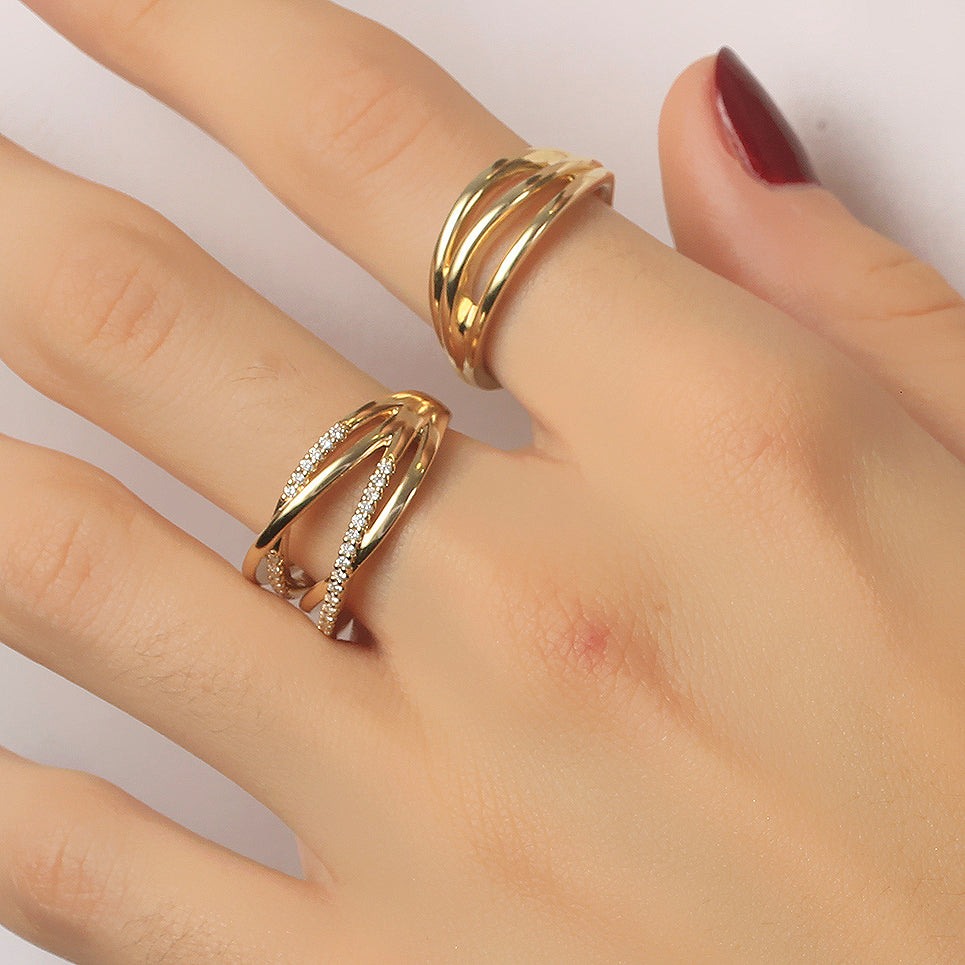 Glass Half-Full Ring