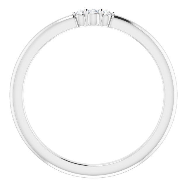 The Trifecta Diamond Stackable Ring - Lumije New York