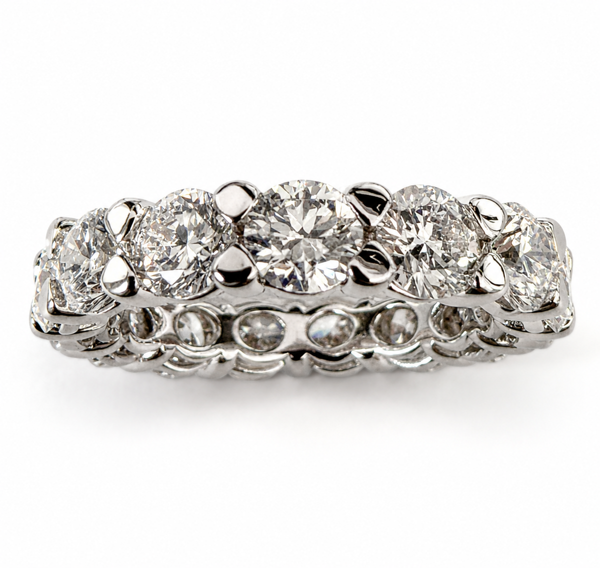 4.37 ct tw Lab-Grown Diamond Eternity Band