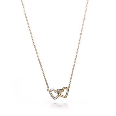 Two Hearts That Beat as One Necklace