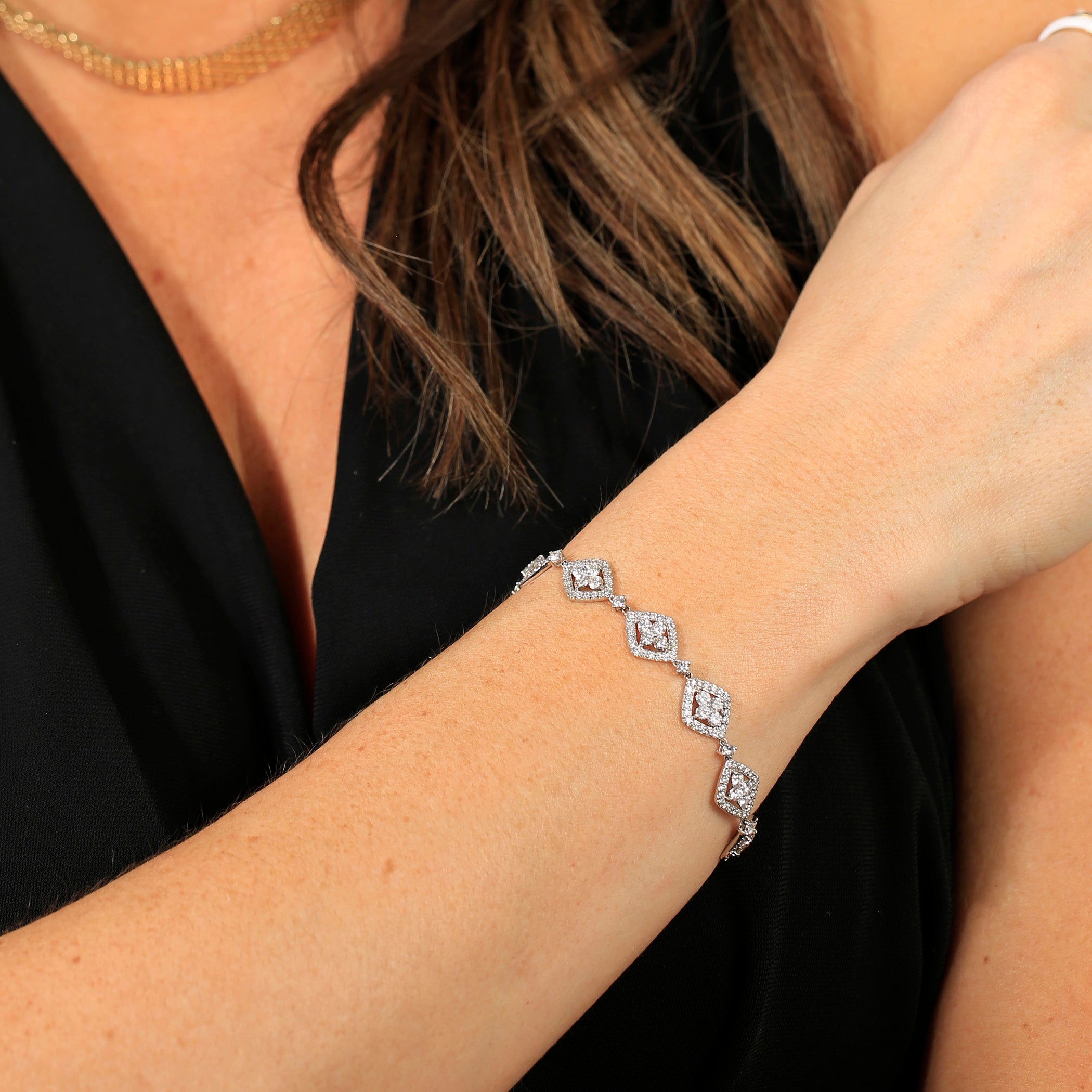 Art-Deco Diamond Bracelet