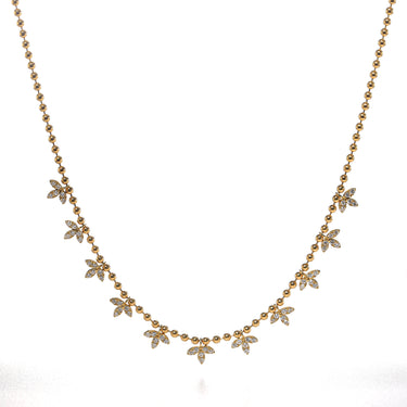 Diamond Maple-Leaf Necklace
