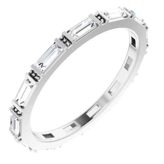 BAGUETTE WEDDING BAND