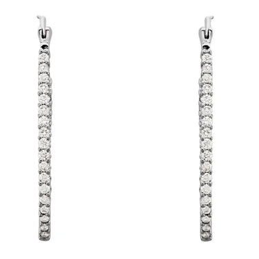 Life of the Party Natural Diamond Inside-Outside Earrings