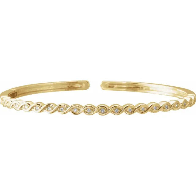 All Eyes on You Diamond Bangle