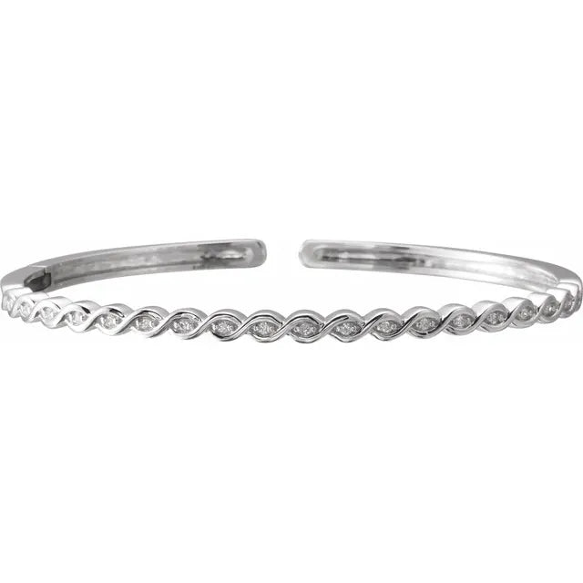 All Eyes on You Diamond Bangle