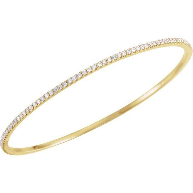 Happy to be Stacked 2.00 CTW Natural Diamond Bangle