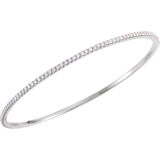 Happy to be Stacked 2.00 CTW Natural Diamond Bangle