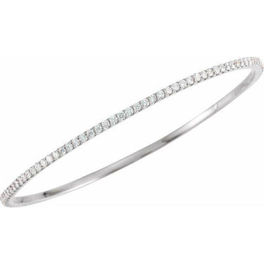 Happy to be Stacked 3.00 CTW Natural Diamond Bangle