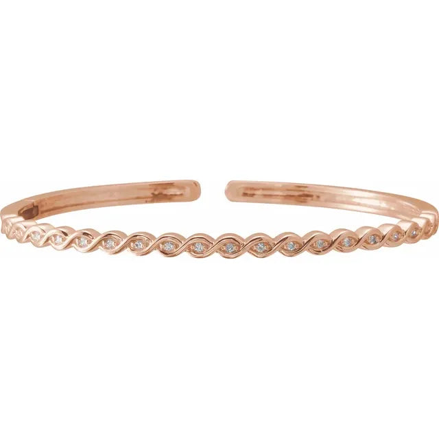 All Eyes on You Diamond Bangle