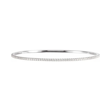 Happy to be Stacked 3.00 CTW Natural Diamond Bangle
