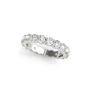 Signature 14K White Gold 4.00 Carat Eternity Band (H Color/SI Clarity)