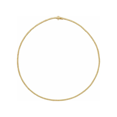 Cloud-Nine Natural Diamond Tennis Necklace