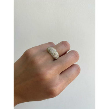 Diamond Domed Ring - Lumije New York