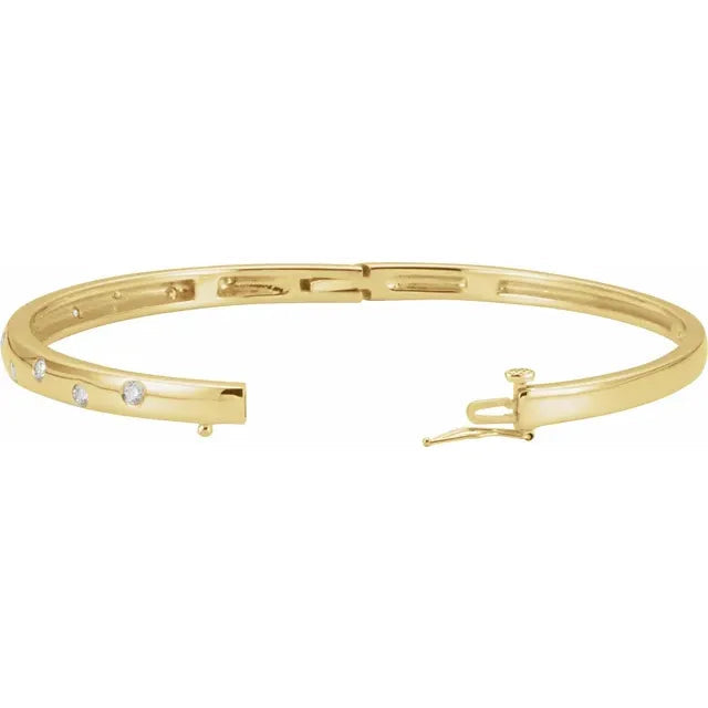 Oh My, My Diamond Embedded Bangle