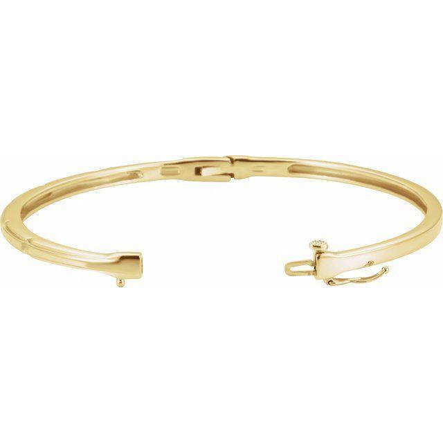 Gold and Diamond Bangle - Lumije New York
